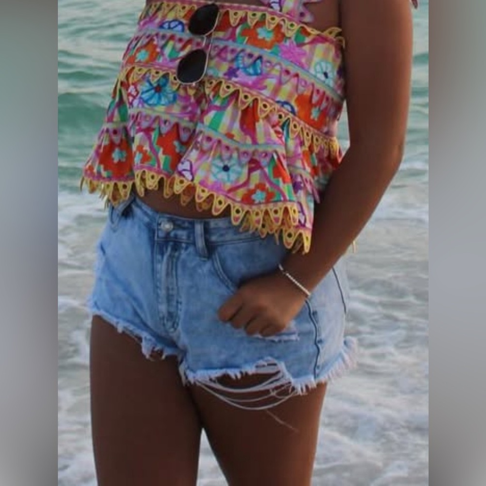 CeliaB Multicolor Patterned Top